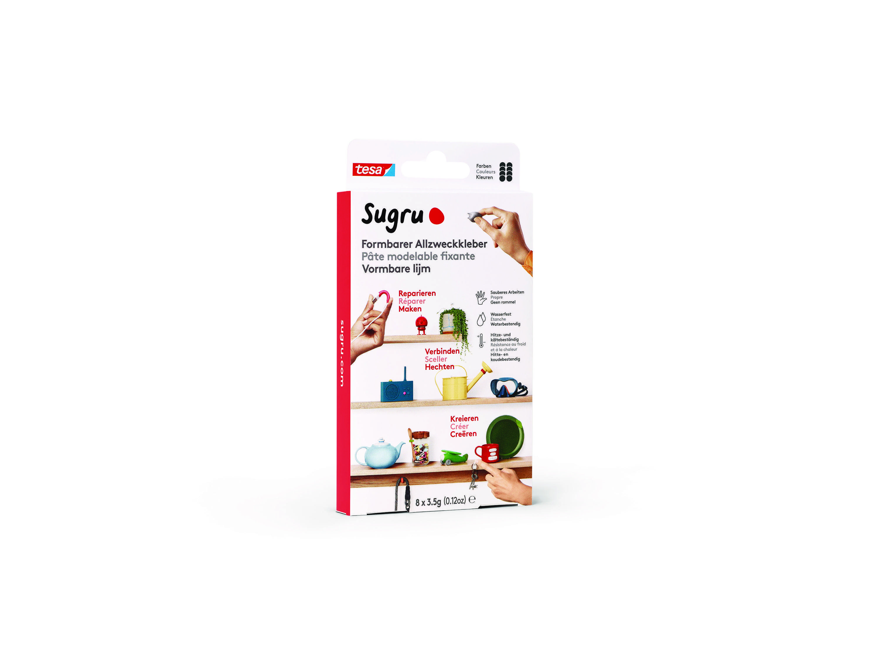 tesa Sugru formbarer Allzweckkleber 8Stk black Baumarkt & Garten Werkzeuge-0
