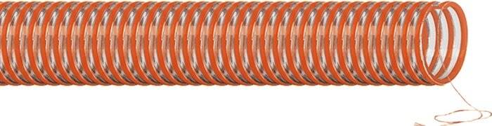 Lebensmittelschl.NORPLAST PUR 386 SCIROPPO®/PU/FOOD/AS ID 102,0mm Transp.AD 115,