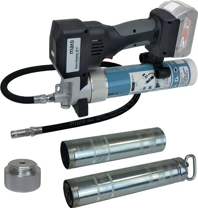 Akkufettpresse Accu-Greaser 18 V Basic-S-LSP geschl.MATO-2