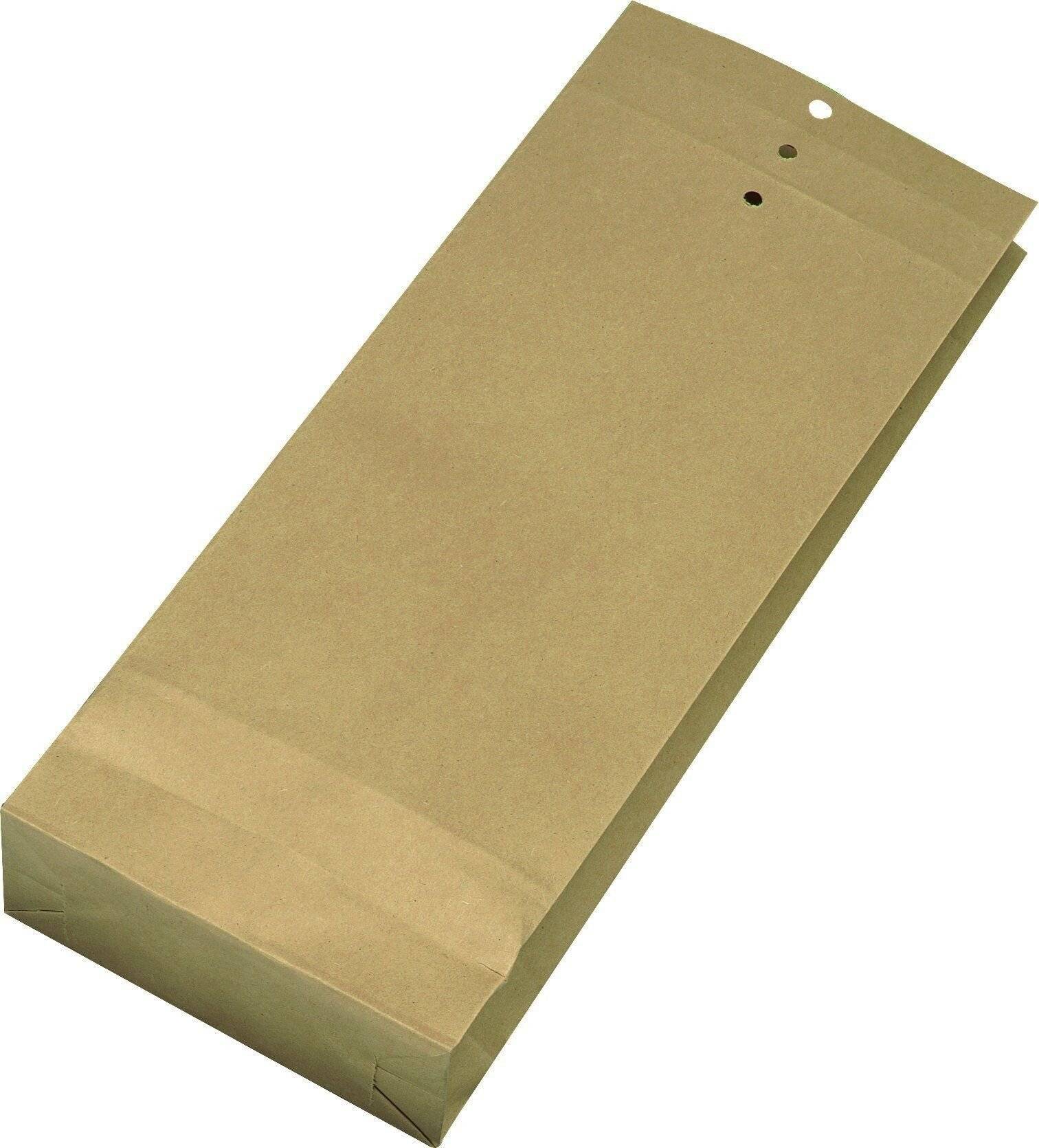Musterbeutel 120x305x50 mm, 120 g/qm, braun, 250