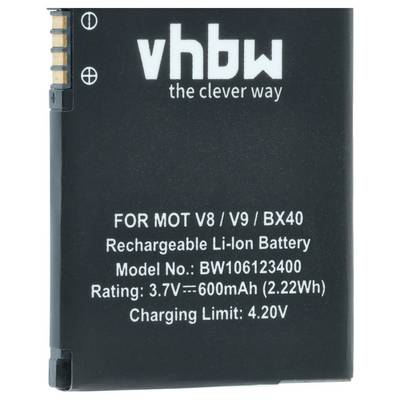 vhbw Akku kompatibel mit Motorola RAZR2 | RAZR2 V8, RAZR2 V8 LUXURY, RAZR2 V9M, RAZR2 V9X, Q9h Handy Smartphone Telefon-3