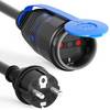 hb-digital 5m Strom Verlängerungskabel für Außenbereich H07RN-F Outdoor IP44
