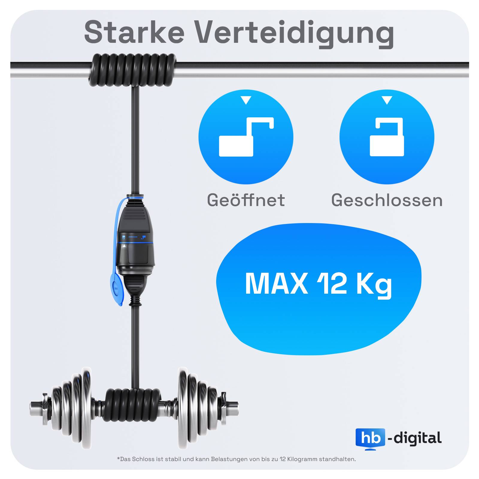 hb-digital 15m Strom Verlängerungskabel für Außenbereich H07RN-F Outdoor IP44-3