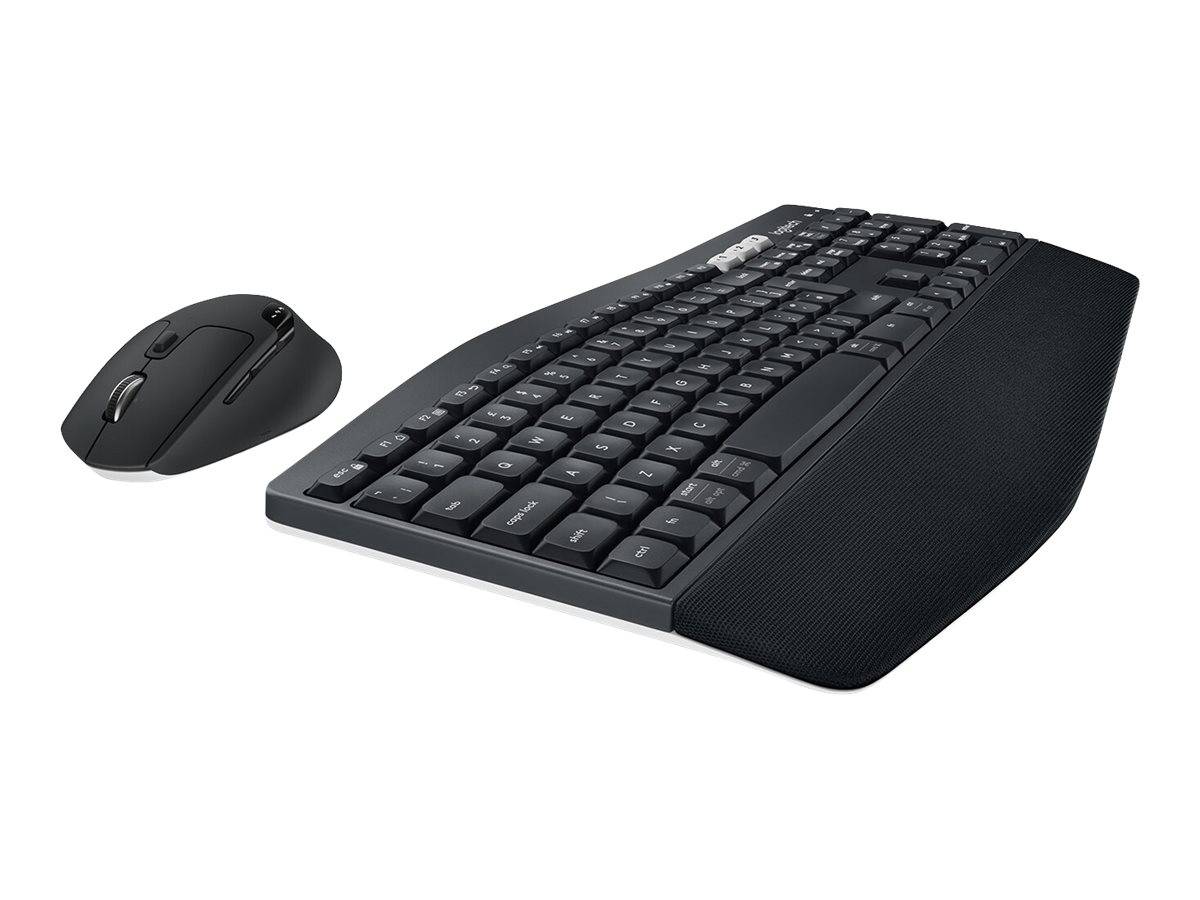 Logitech MK850 Performance Funk Tastatur, Maus-Set Geräuscharme Tasten, Handballenauflage Pan-Nordisch Schwarz-2