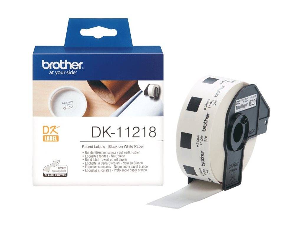 Brother DK-11218 - Schwarz auf Weiß - Rolle (2,4 cm)-4