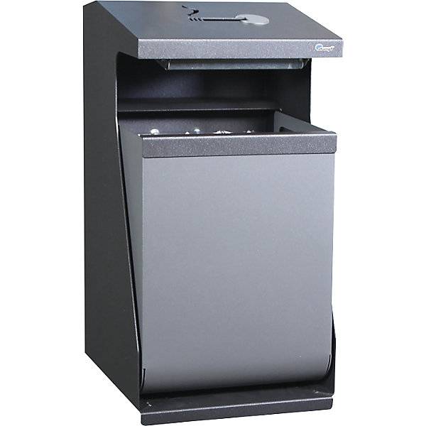 Außenabfallsammler Stahl Volumen 22 l Wand- oder Pfostenmontage. Stumpf Metall GmbH 83491849-0