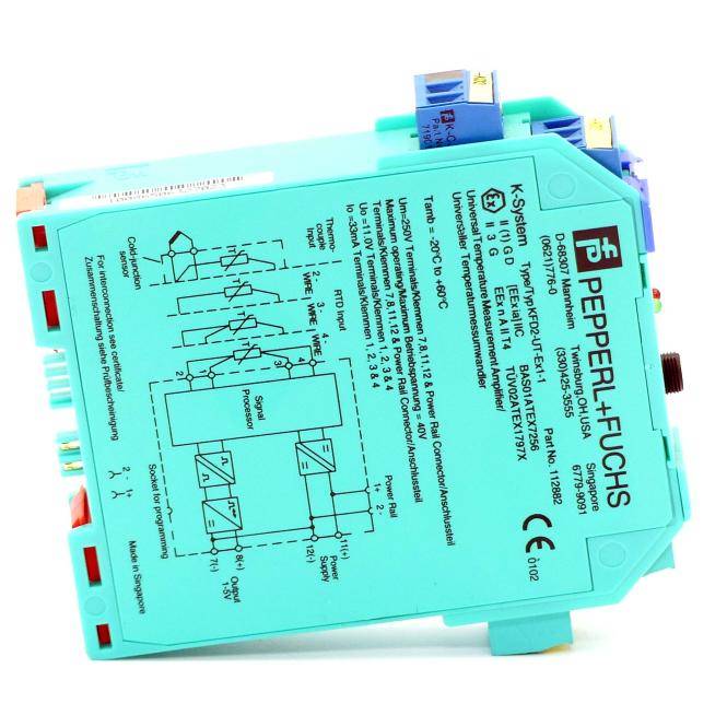 PEPPERL+FUCHS Universeller Temperaturmessumformer KFD2-UT-Ex1-1 (112882)-2