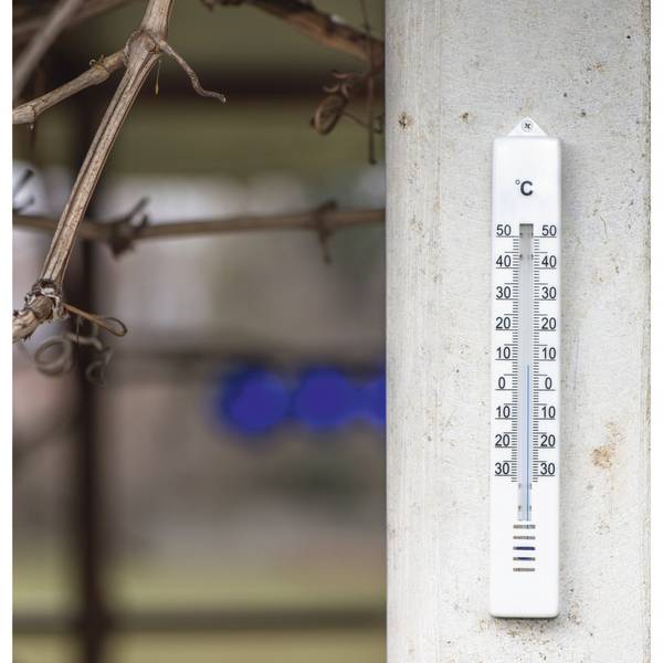 hama 00186402 Innen-/Außenthermometer, 18 cm, analog