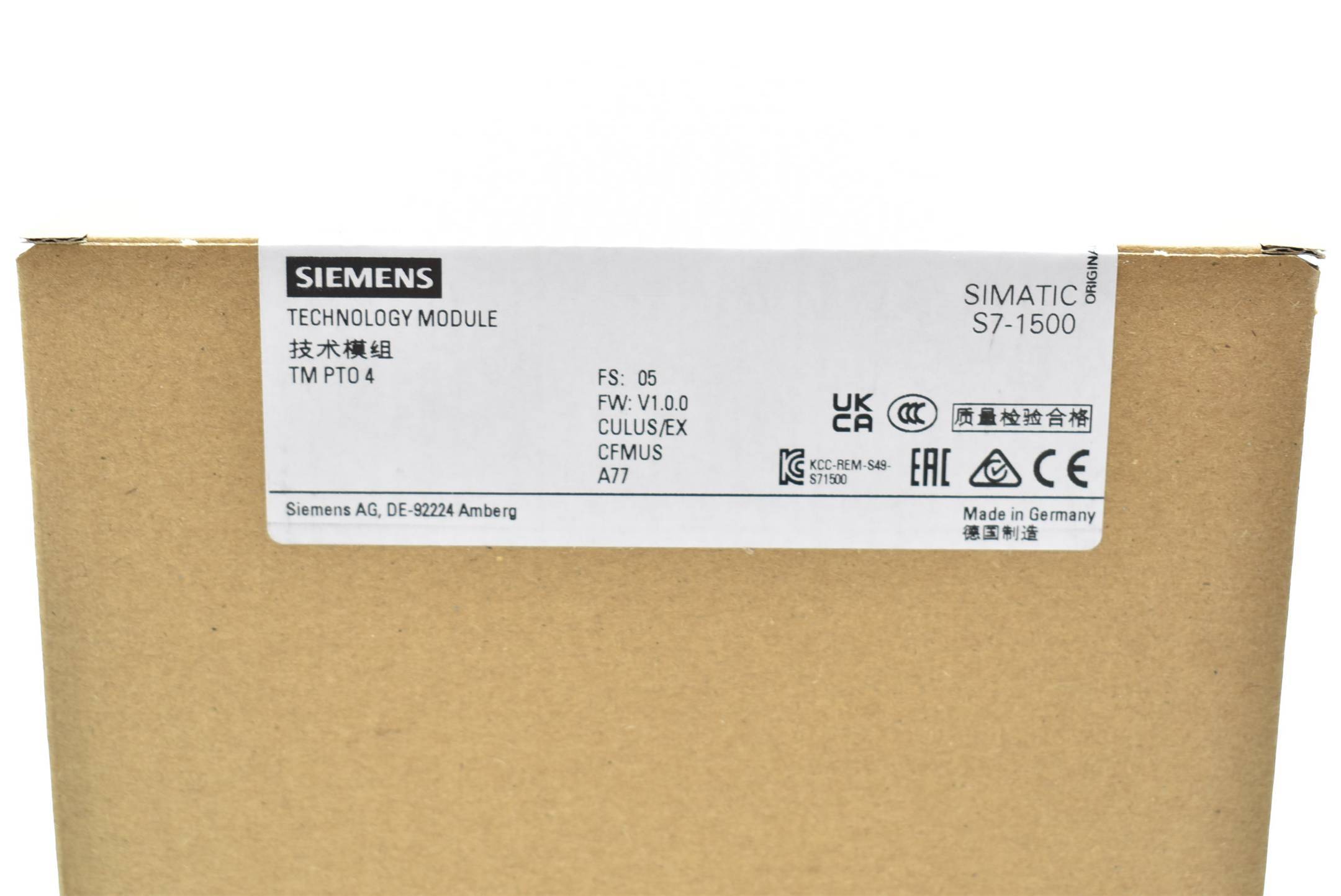 Siemens simatic S7-1500 6ES7 553-1AA00-0AB0 ( 6ES7553-1AA00-0AB0 ) E.05-2