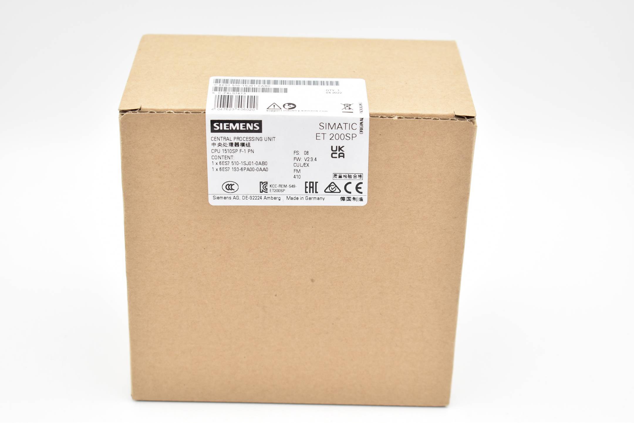 Siemens 6ES7510-1SJ01-0AB0 6ES75101SJ010AB0 SPS-Zentralbaugruppe-2