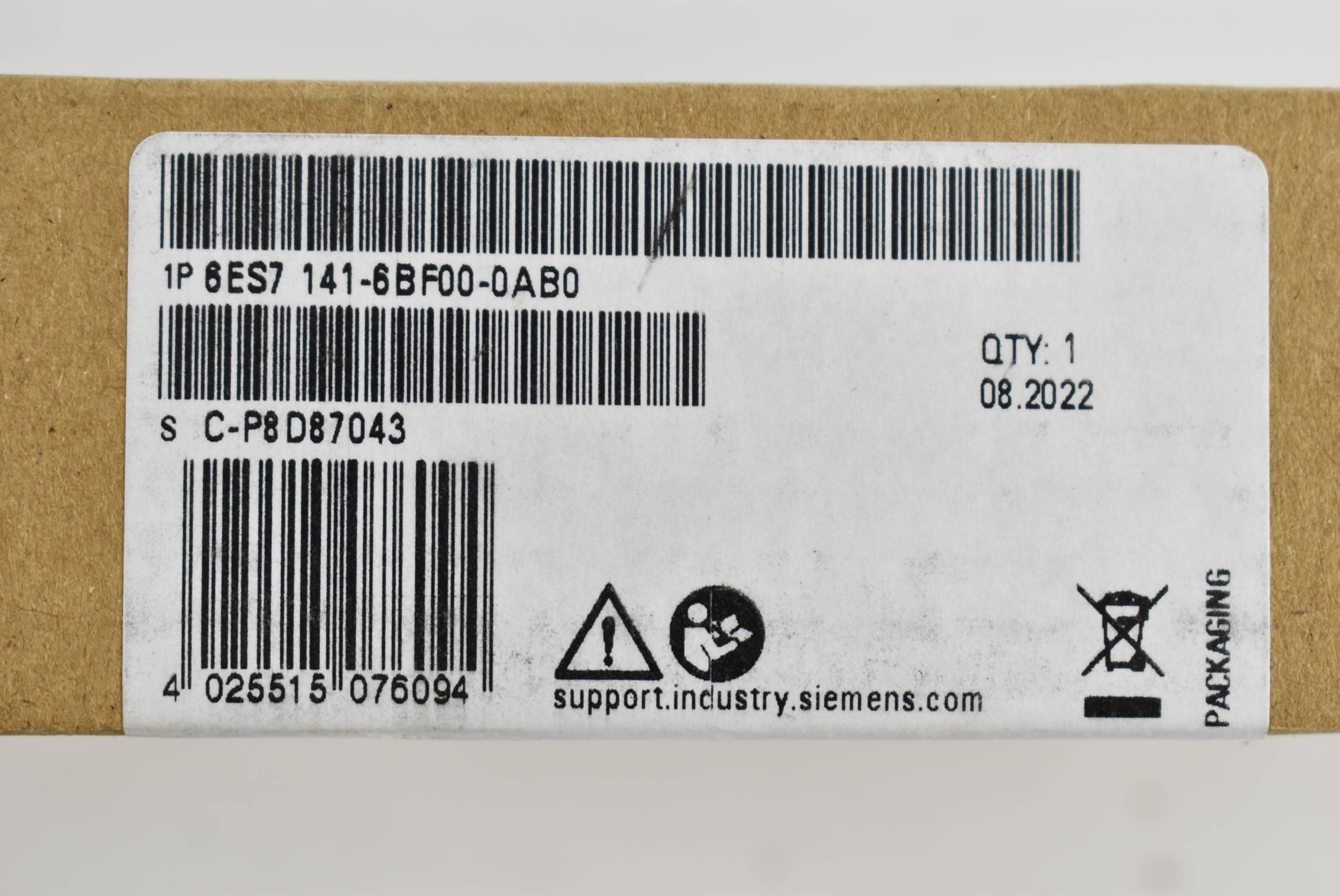 Siemens 6ES7141-6BF00-0AB0 6ES71416BF000AB0 SPS-Erweiterungsmodul 30 V, 24 V/DC, 28.8 V/DC-2