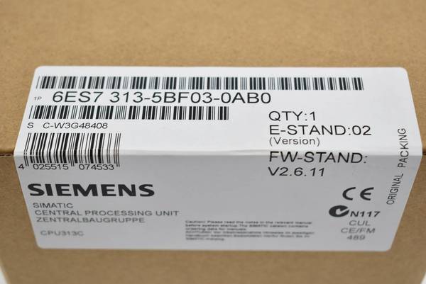 Siemens simatic S7-300 CPU 313C 6ES7 313-5BF03-0AB0 ( 6ES7313-5BF03-0AB0 ) E2