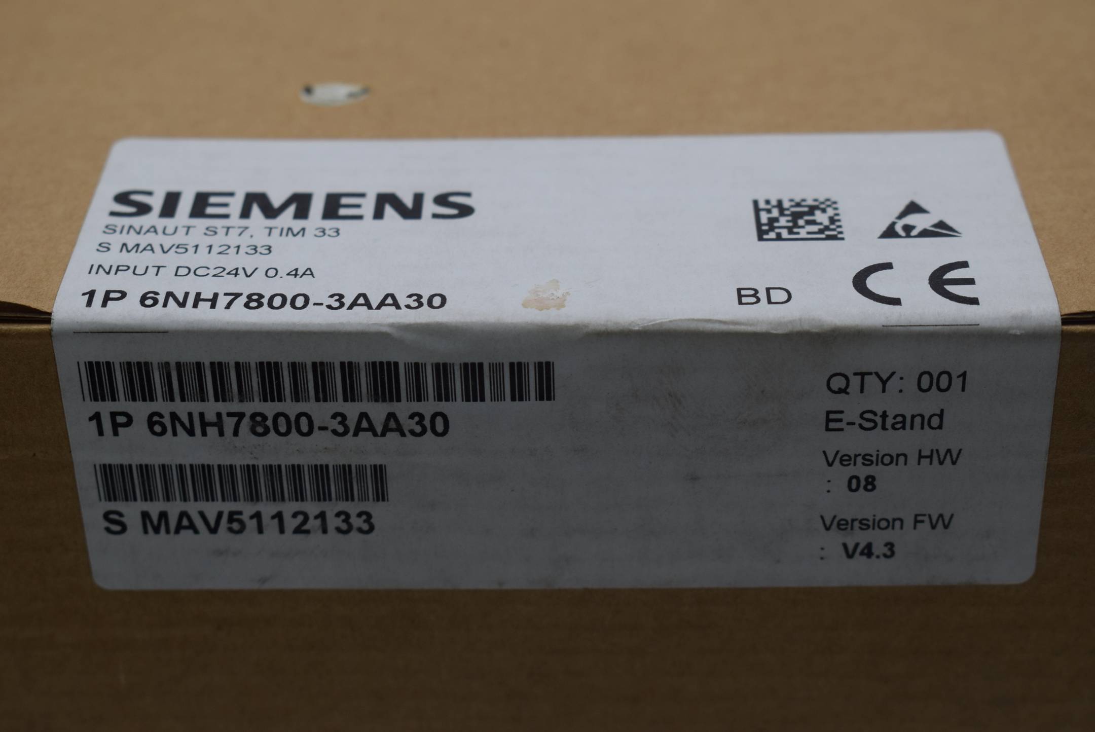 Siemens sinaut ST7 TIM33 6NH7800-3AA30 ( 6NH7 800-3AA30 ) V. 08-0