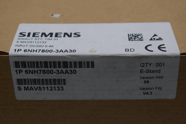 Siemens sinaut ST7 TIM33 6NH7800-3AA30 ( 6NH7 800-3AA30 ) V. 08