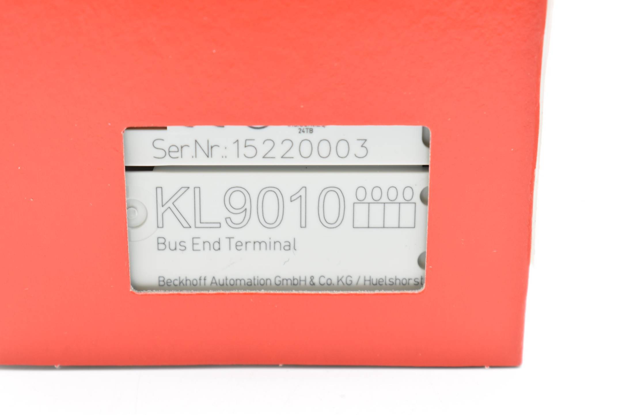 Beckhoff KL9010, Endklemme-2