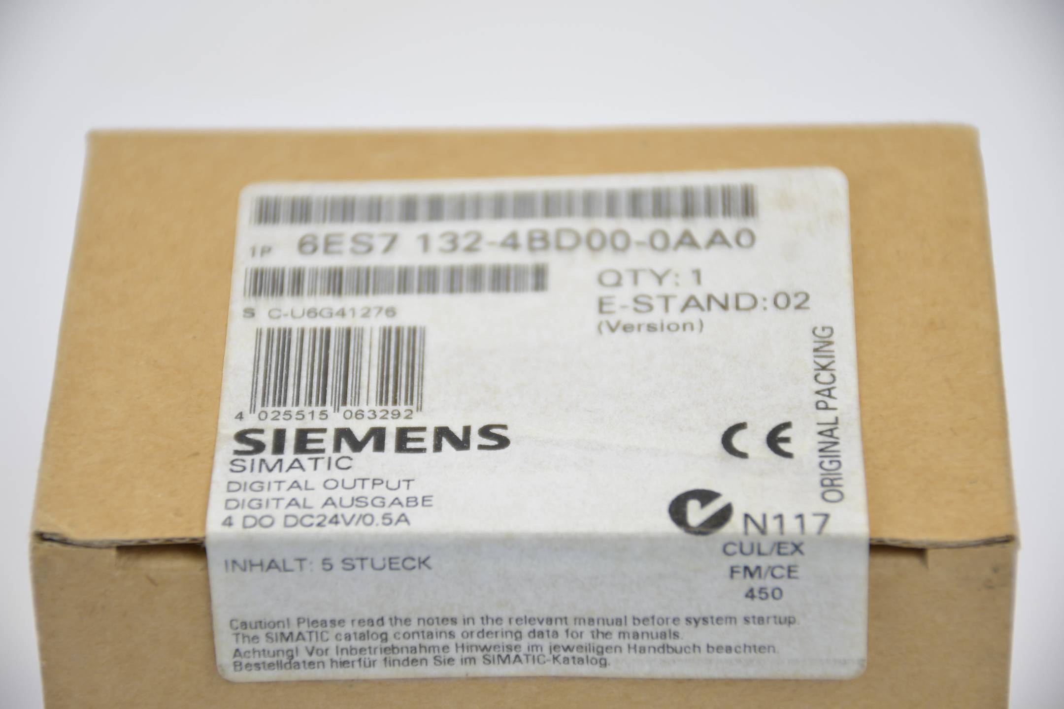 Siemens simatic DP ET 200S 6ES7 132-4BD00-0AA0 ( 6ES7132-4BD00-0AA0 )-0