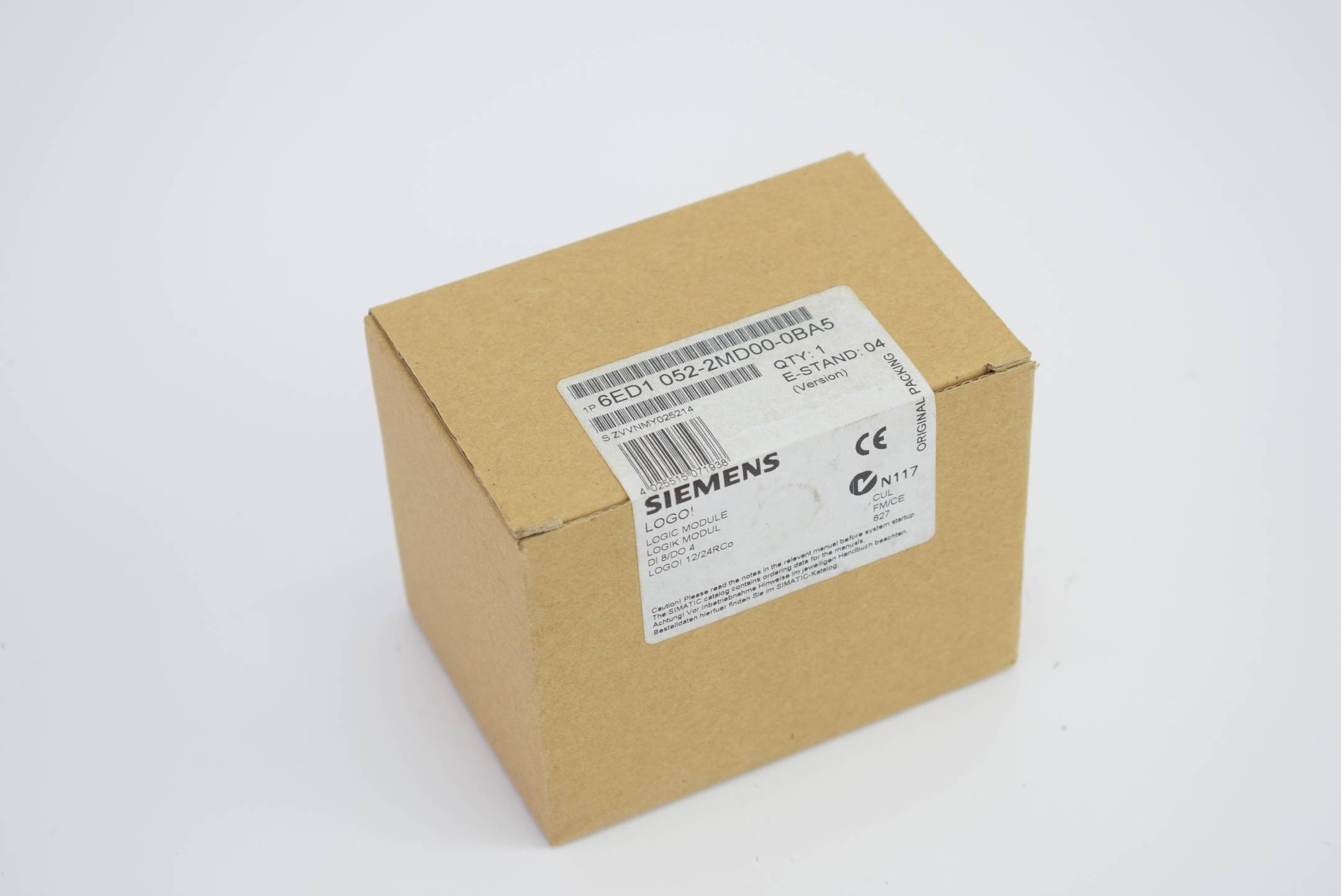 Siemens Logo! 6ED1 052-2MD00-0BA5 ( 6ED1052-2MD00-0BA5 ) E4-0