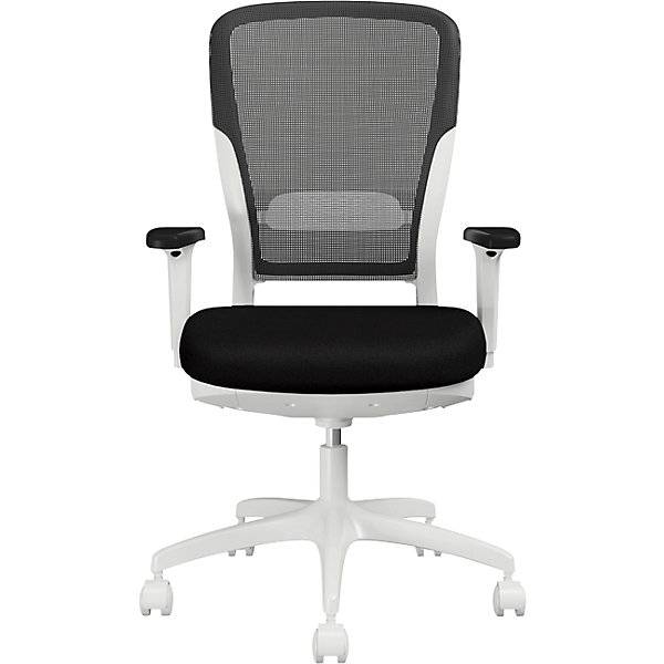 Bürostuhl MOTION Netzrückenlehne weiß schwarz. TAKKT Industrial & Packaging GmbH 82901449-1