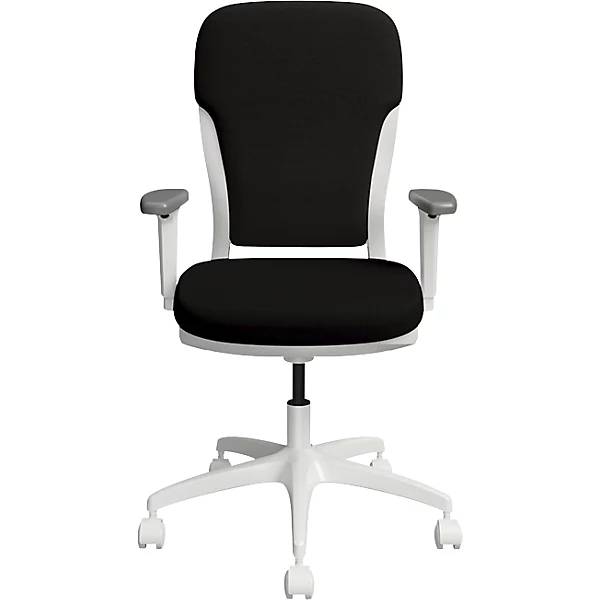 Bürostuhl MOTION Polsterrückenlehne weiß schwarz. TAKKT Industrial & Packaging GmbH 82900449-1