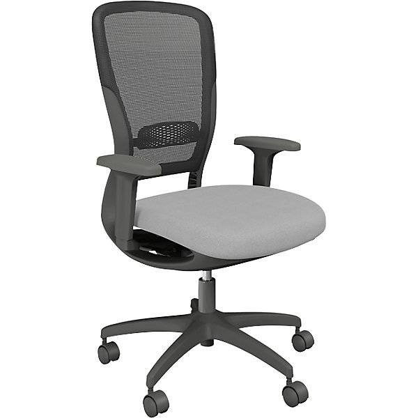 Bürostuhl MOTION Netzrückenlehne dunkelgrau grau. TAKKT Industrial & Packaging GmbH 82901049