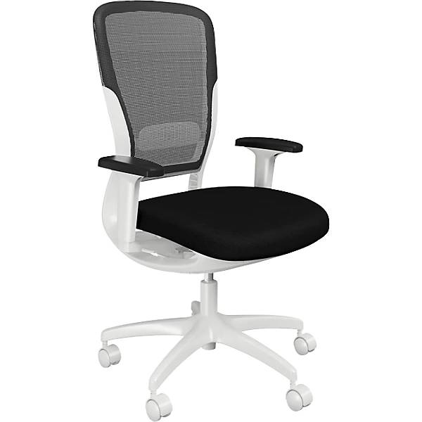 Bürostuhl MOTION Netzrückenlehne weiß schwarz. TAKKT Industrial & Packaging GmbH 82901449-0