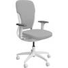 Bürostuhl MOTION Polsterrückenlehne weiß grau. TAKKT Industrial & Packaging GmbH 82900649
