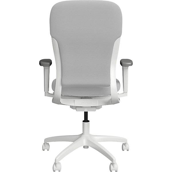 Bürostuhl MOTION Polsterrückenlehne weiß grau. TAKKT Industrial & Packaging GmbH 82900649-3