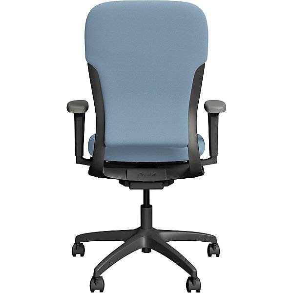 Bürostuhl MOTION Polsterrückenlehne dunkelgrau hellblau. TAKKT Industrial & Packaging GmbH 82900249-4