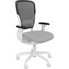 Bürostuhl MOTION Netzrückenlehne weiß grau. TAKKT Industrial & Packaging GmbH 82901549