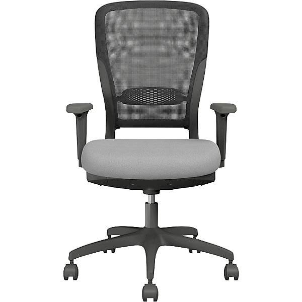 Bürostuhl MOTION Netzrückenlehne dunkelgrau grau. TAKKT Industrial & Packaging GmbH 82901049-3