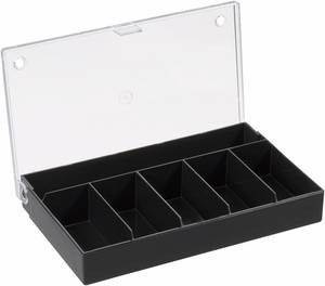5x Hüfner Dübel Sortimentskasten (L x B x H) 164 x 31 x 101 mm Anzahl Fächer: 6 feste Unterteilung-0