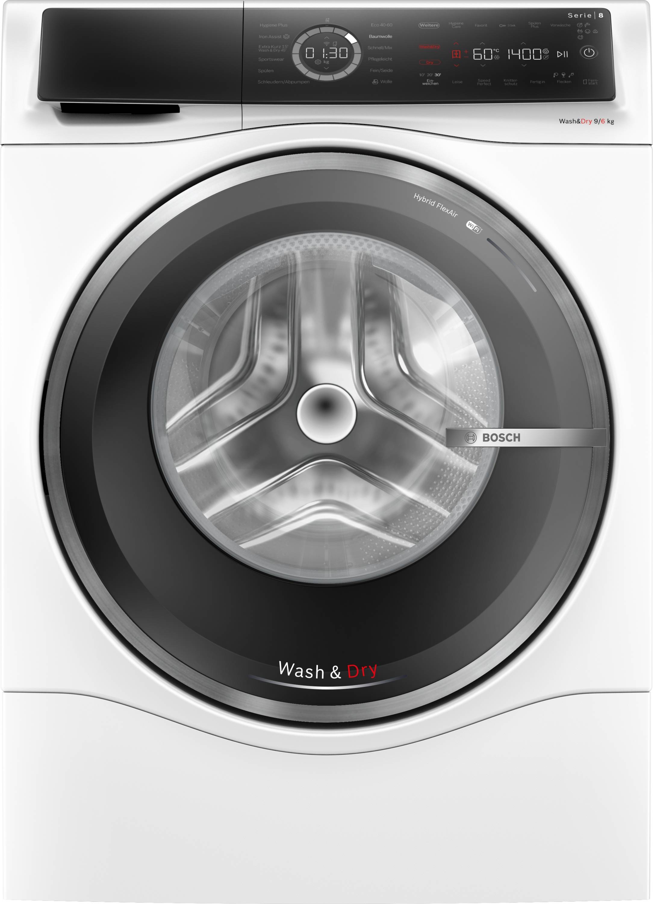Bosch MDA Waschtrockner Serie8,HomeConnect WNC244070-0