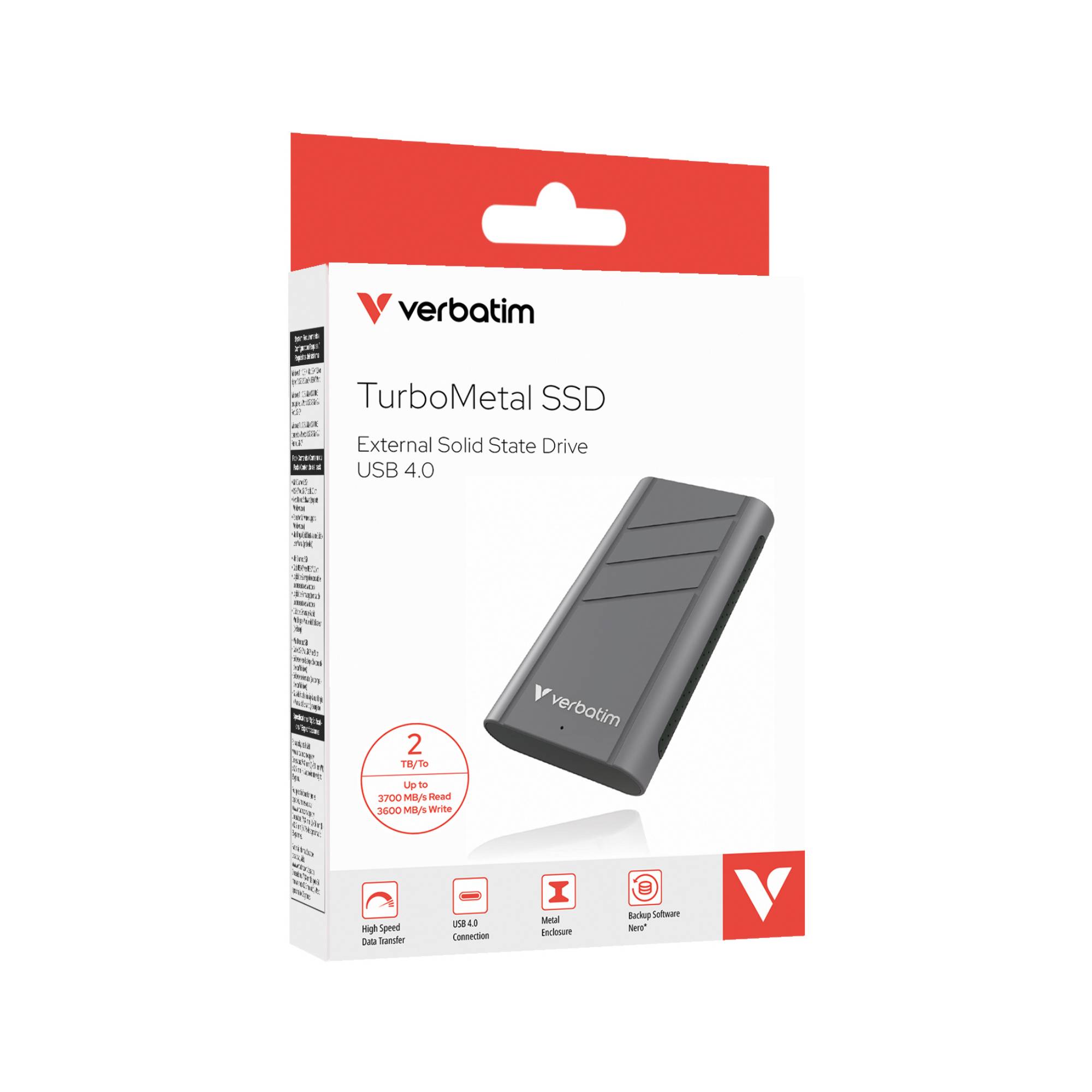 Verbatim TurboMetal - SSD - 1 TB - extern (tragbar)-3