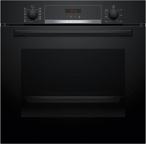 Bosch Einbau-Backofen HBA574BB3 | Serie 4 | 71 l | Pyrolyse & Hydrolyse | 7 Heizarten | AutoPilot 10 | A+ | Schwarz