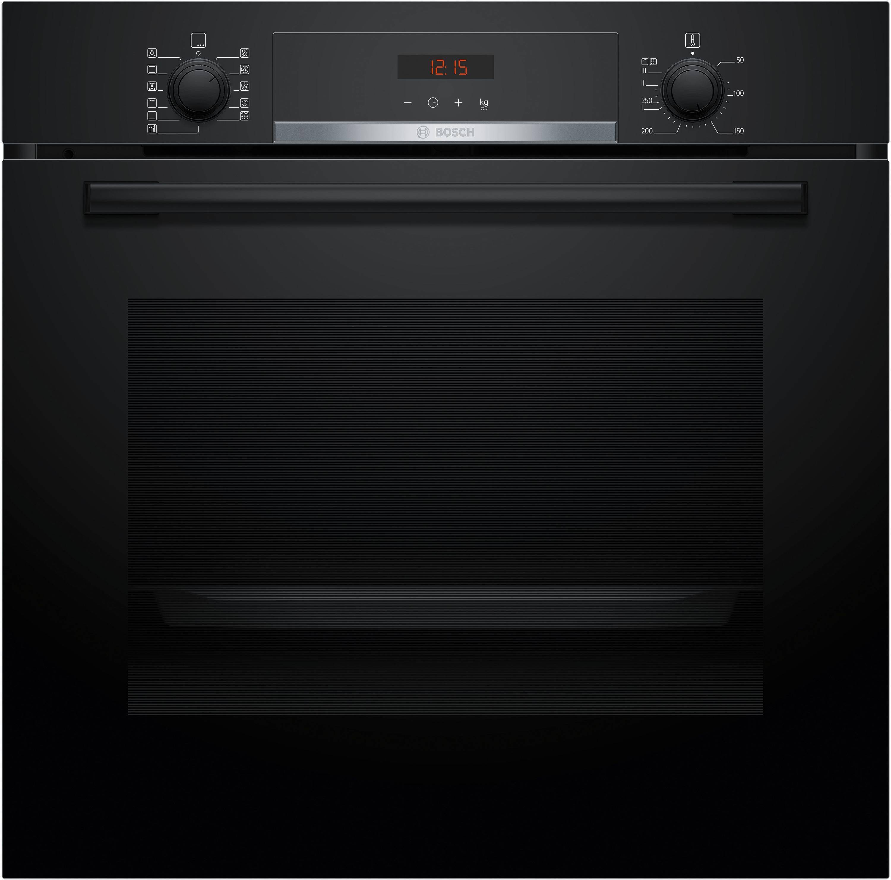 Bosch Einbau-Backofen HBA574BB3 | Serie 4 | 71 l | Pyrolyse & Hydrolyse | 7 Heizarten | AutoPilot 10 | A+ | Schwarz-0
