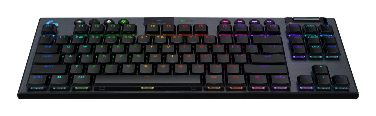 Logitech G G915 X Tastatur gaming LIGHTSPEED TKL Hintergrundbeleuchtung kabellos USB-C Bluetooth 2,4 GHz Schwarz-2