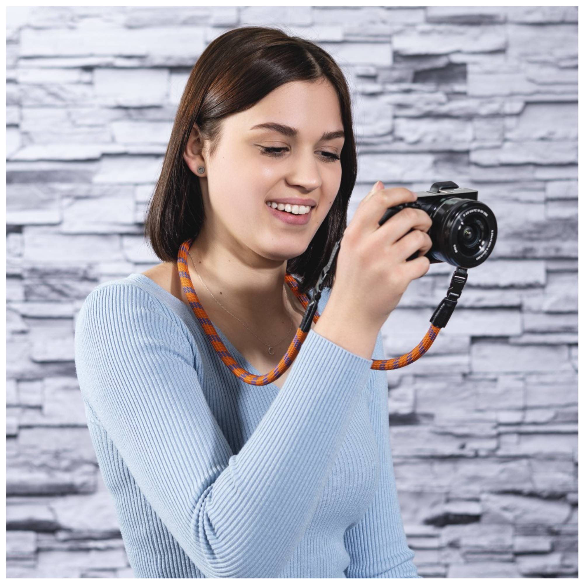 HAMA - Braid 120 - Digitalkamera - Nylon - Blau - Orange - Schnallenverschluss - 120 cm-2