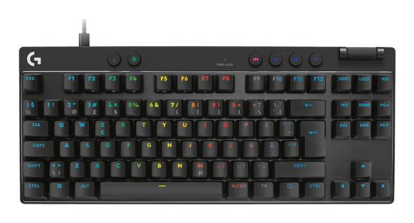 Logitech G PRO X RAPID - Tastatur - TKL - hintergrundbeleuchtet - USB - QWERTY - Nordisch (Dänisch/F