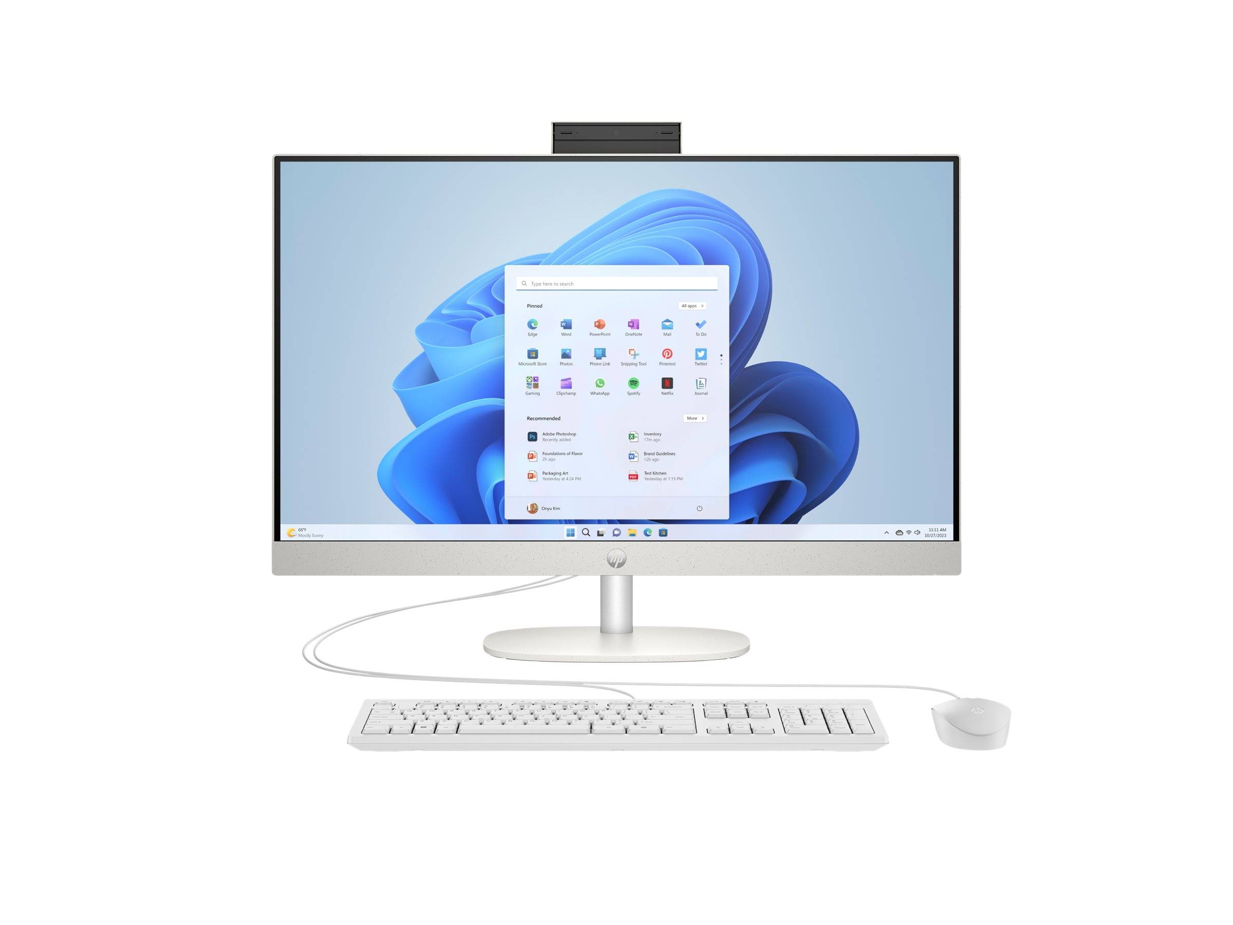 HP 27-cr0102ng - All-in-One (Komplettlösung) - Core i5 1335U - RAM 16 GB - SSD 1 TB - NVMe - Intel-2