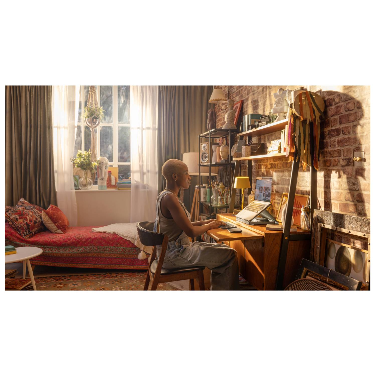 Logitech Casa Pop-Up Desk - Tastatur- und Touchpad-Set-0