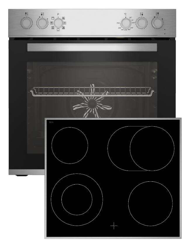 Beko EB-Herdset AeroPerfect BBUE12020X-1