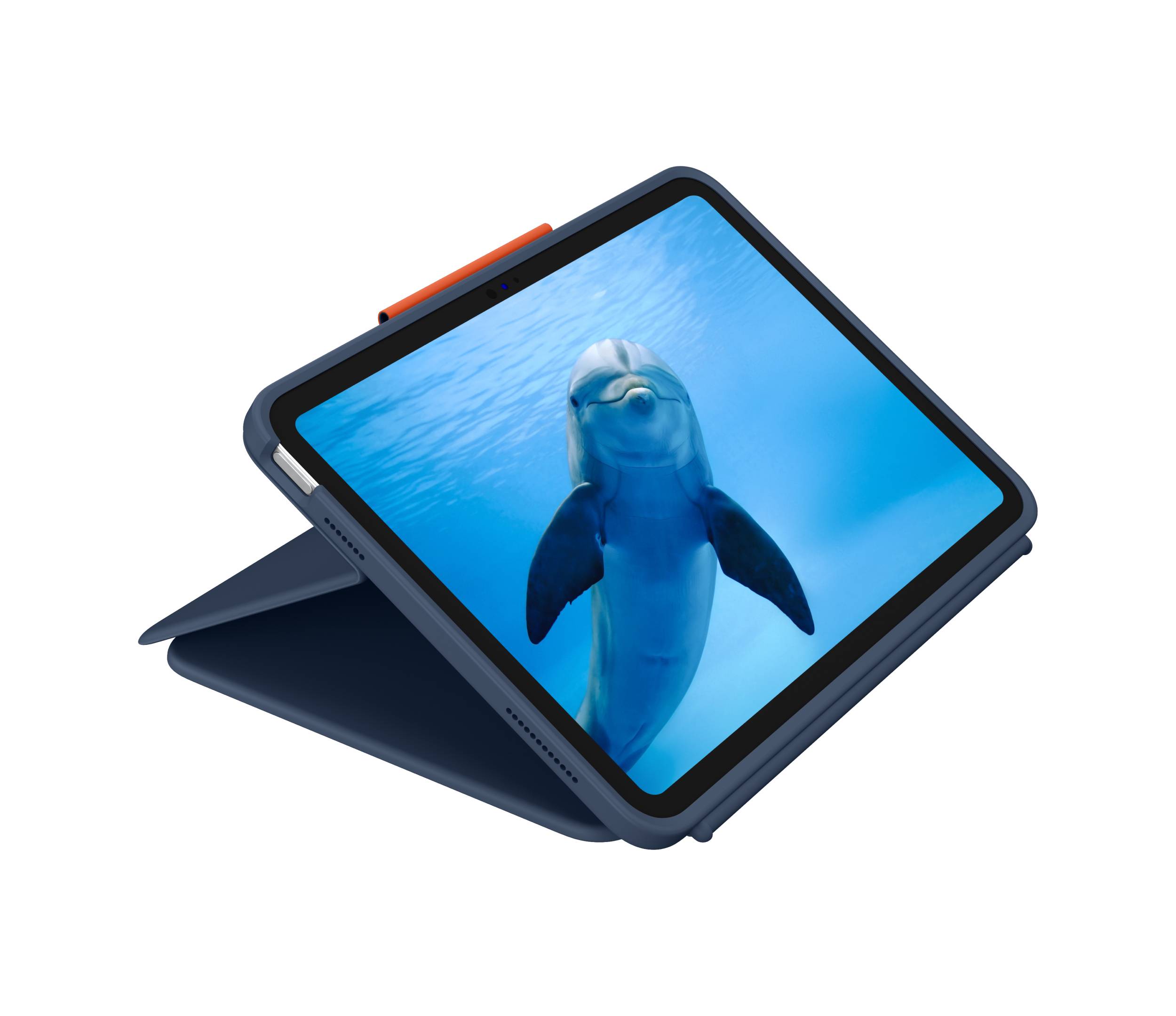 Logitech Rugged Combo 4 Touch - Tastatur und Foliohülle - mit Trackpad - Apple Smart connector - für-3