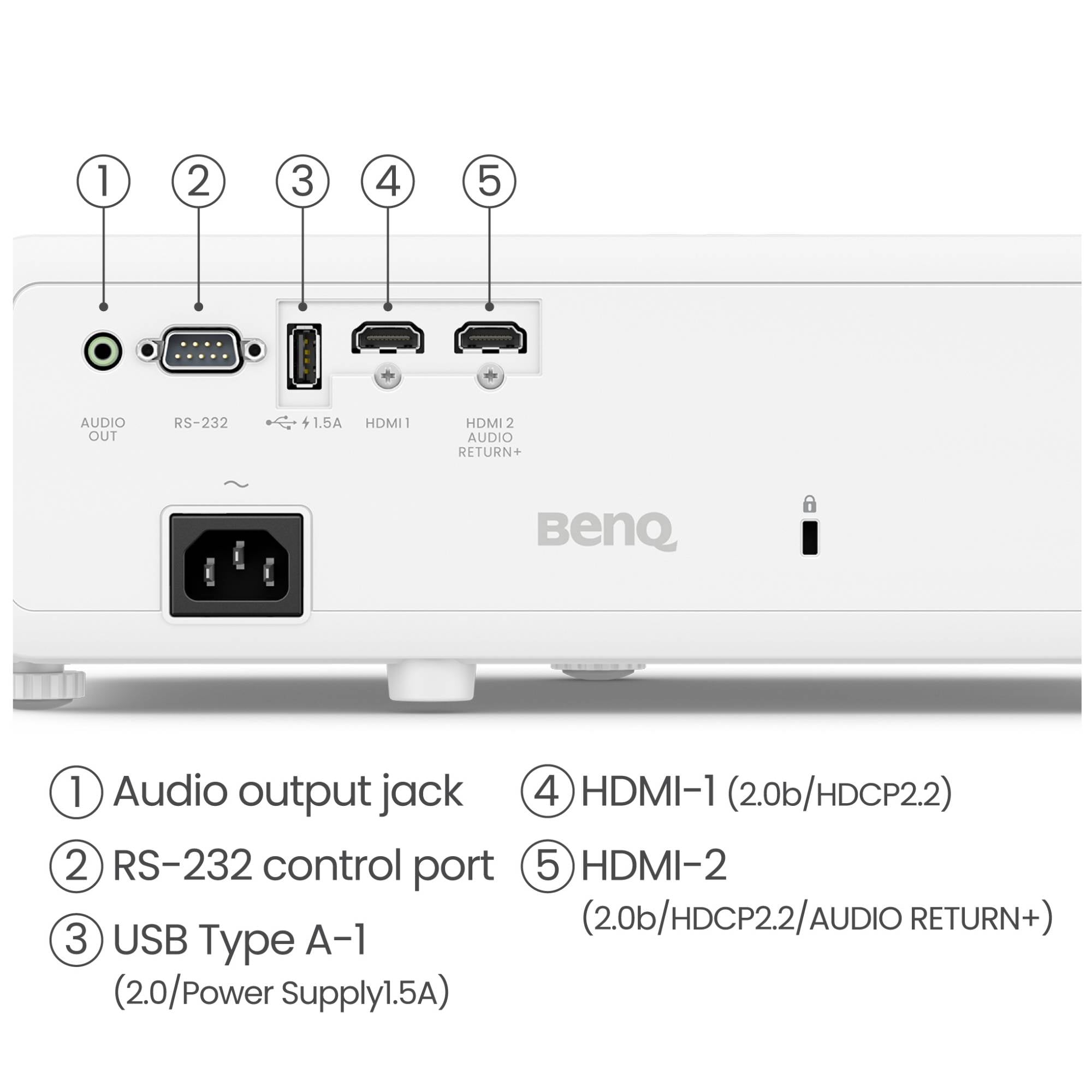 BenQ TK710 4K UHD DLP GAMING Digital-Projektor DLP/DMD HDMI-3