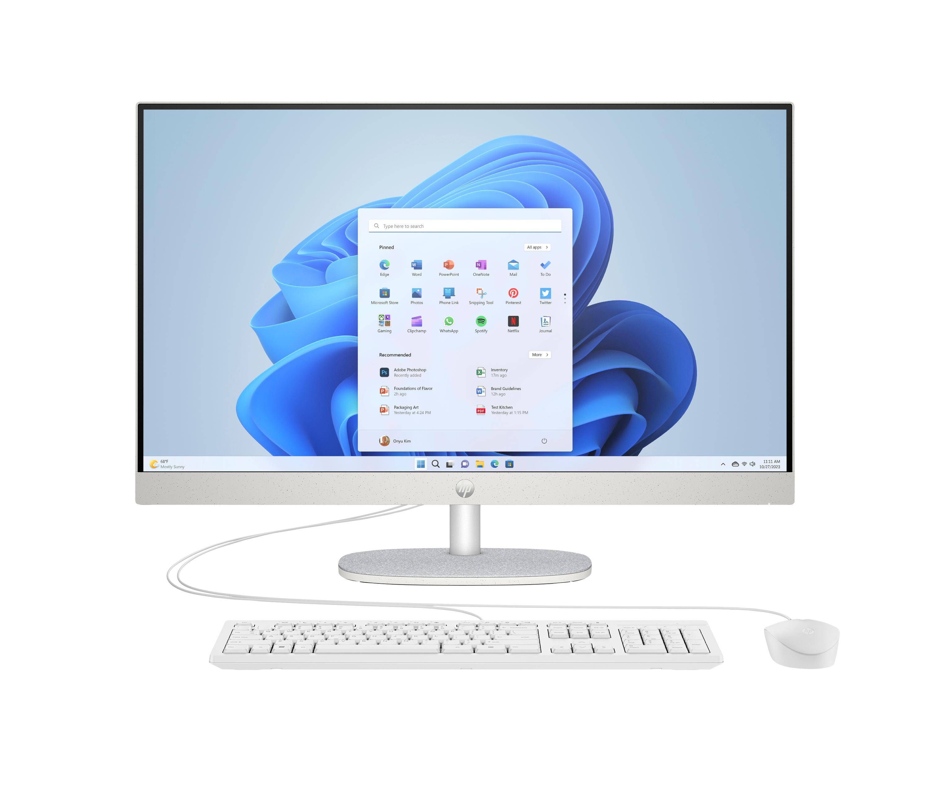 HP 27-cr0102ng - All-in-One (Komplettlösung) - Core i5 1335U - RAM 16 GB - SSD 1 TB - NVMe - Intel-0