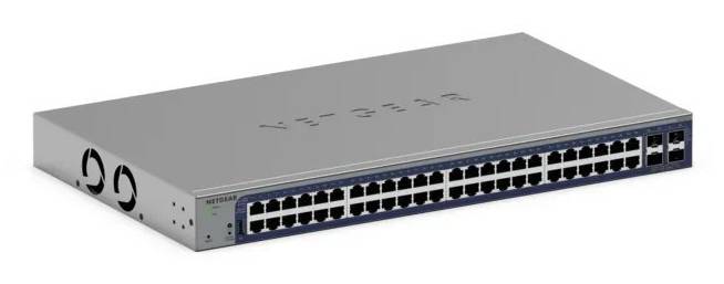 GS752TX-300EUS - Netgear S3300-52X V3 Switch, L3 Lite, 48x 10/100/1000 + 4x SFP+, Desktop, Rack Montier (380W)-1