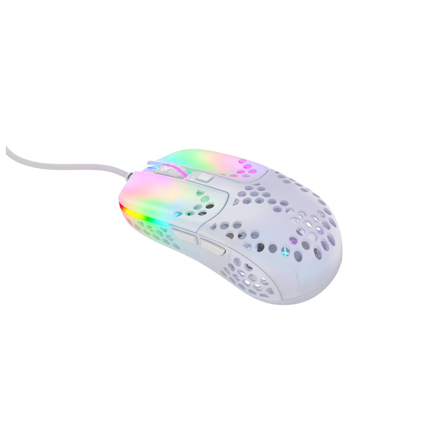 Xtrfy CHERRY XTRFY MZ1, Beidhändig, Optisch, USB Typ-A, 16000 DPI, Weiß-2
