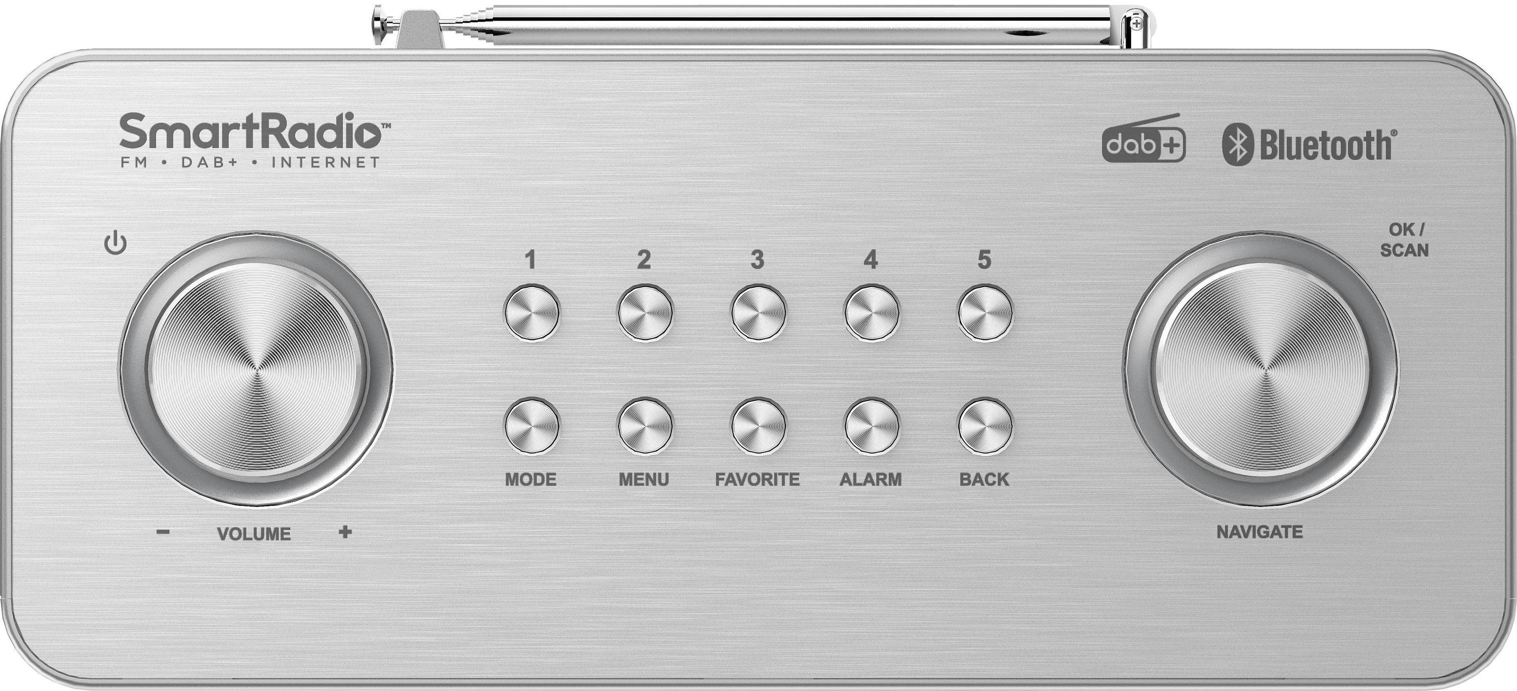 Kenwood Electronics Kenwood CR-ST100S-S, Internet, Digital, DAB+, FM, 87,5 - 108 MHz, 174.928 ~ 239.200 MHz, PTY-2