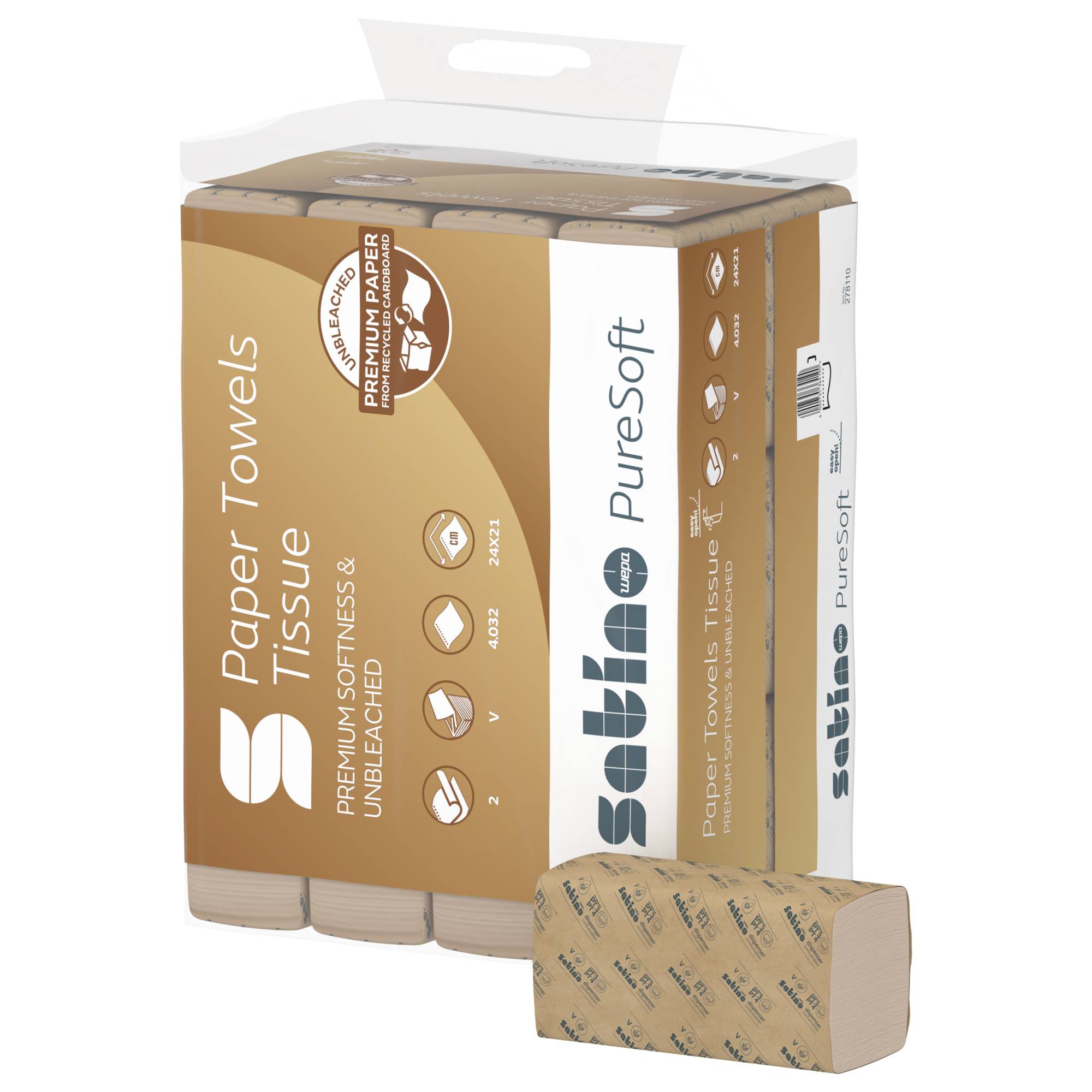 Papierhandtuch PureSoft 2lg 12x336Bl-0