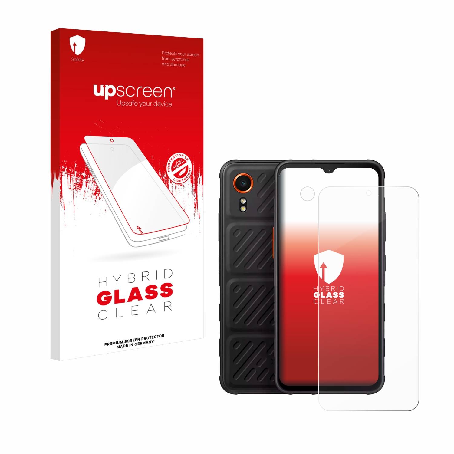 upscreen Schutzglas für Samsung Galaxy XCover 7 Enterprise Edition (Display+Kamera) Schutzfolie Panzer Folie Glas-0