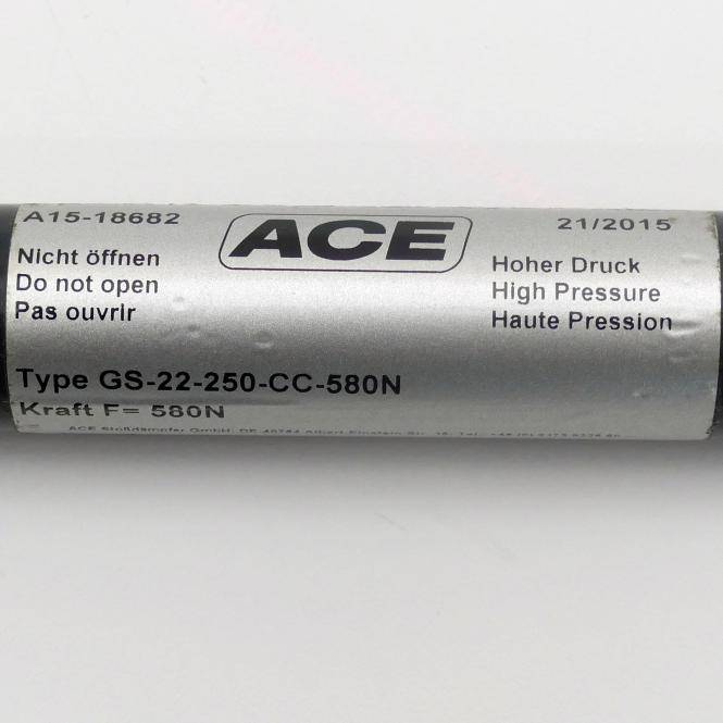 ACE Gasdruckfeder (GS-22-250-CC-580N)-1
